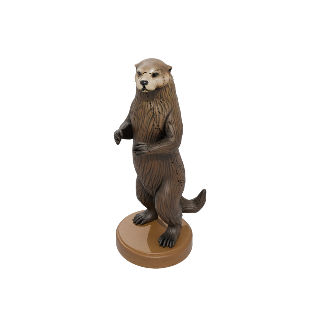 Woodgrain Armored Flexi Sea Otter