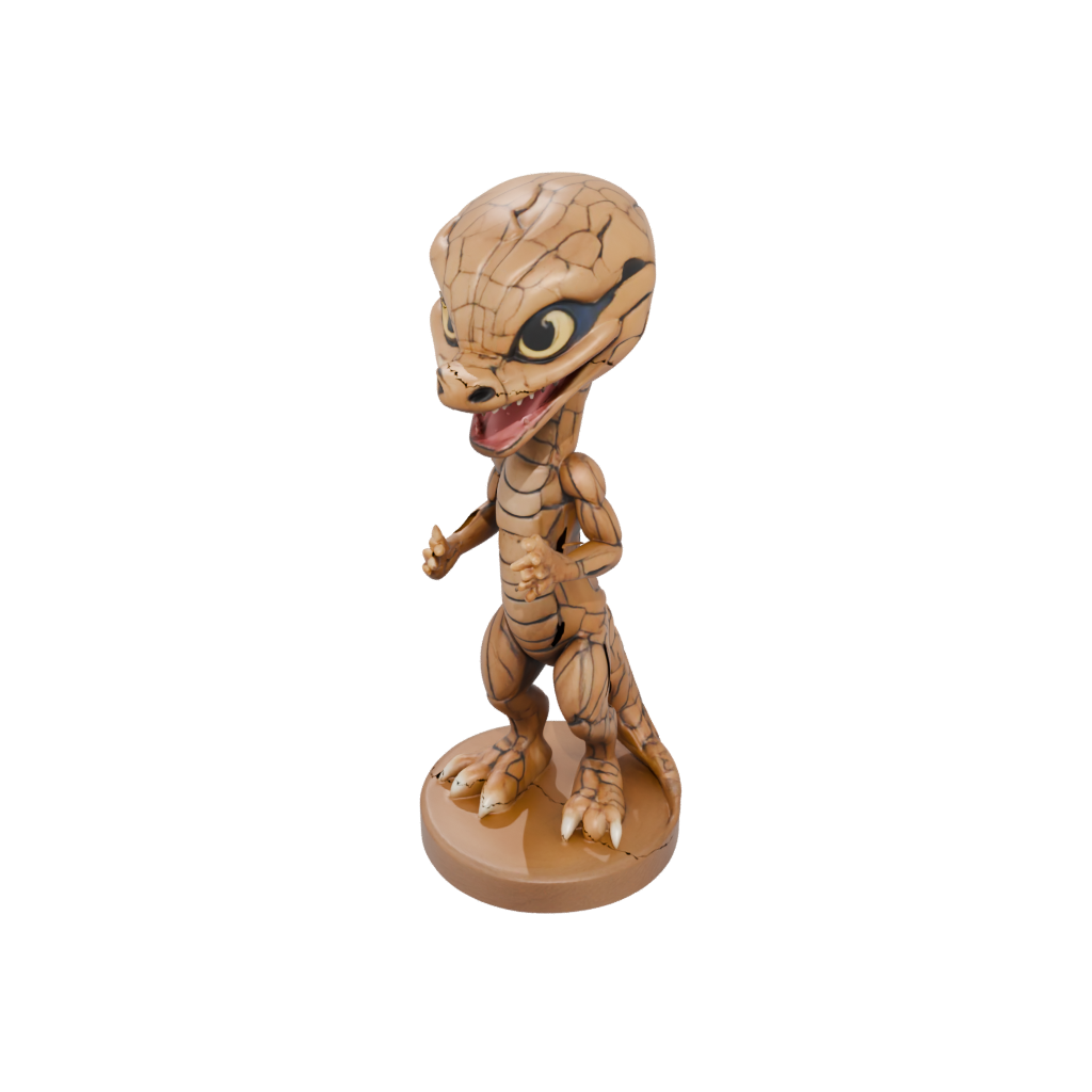 Woodgrain Chibi Flexi King Cobra