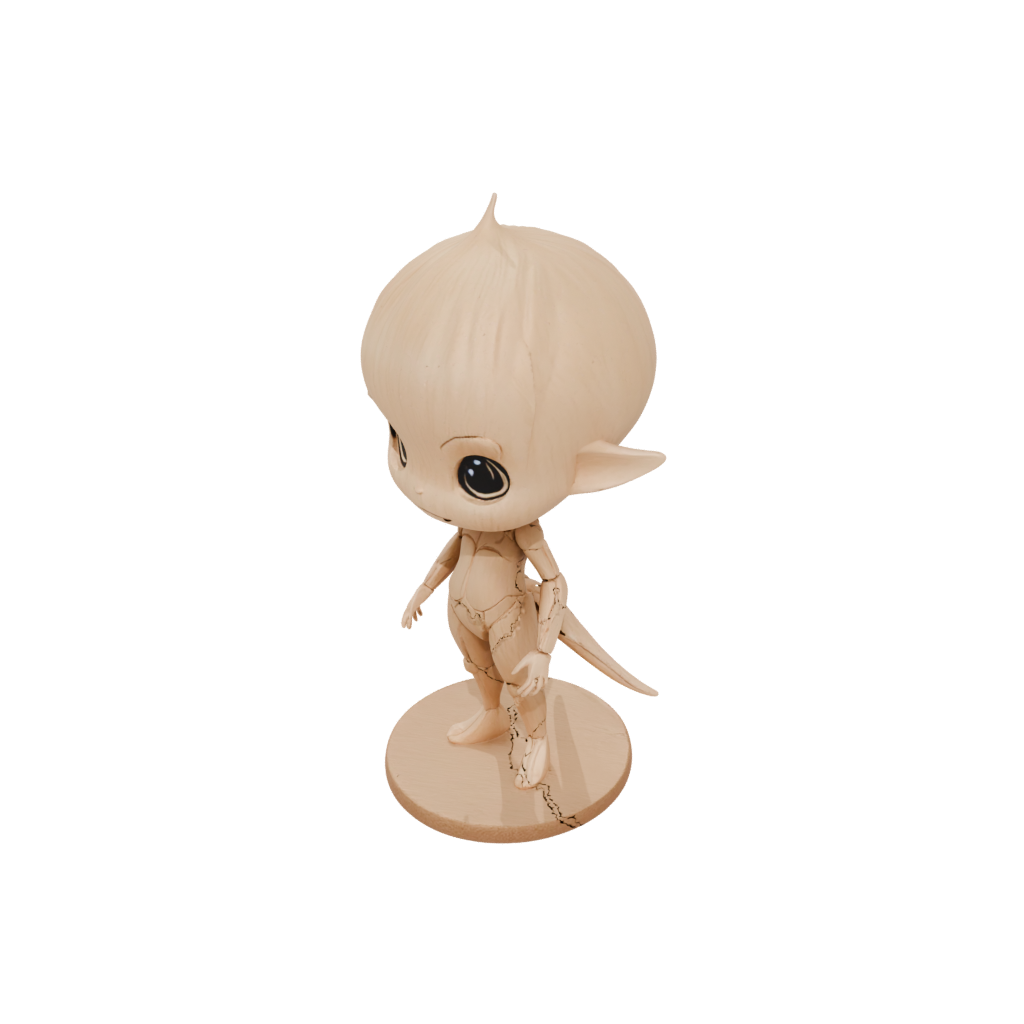 Woodgrain Chibi Flexi Stingray