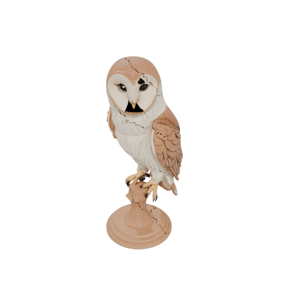 Woodgrain Flexi Barn Owl