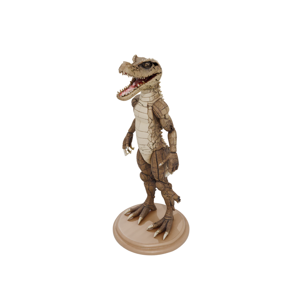 Woodgrain Flexi Crocodile