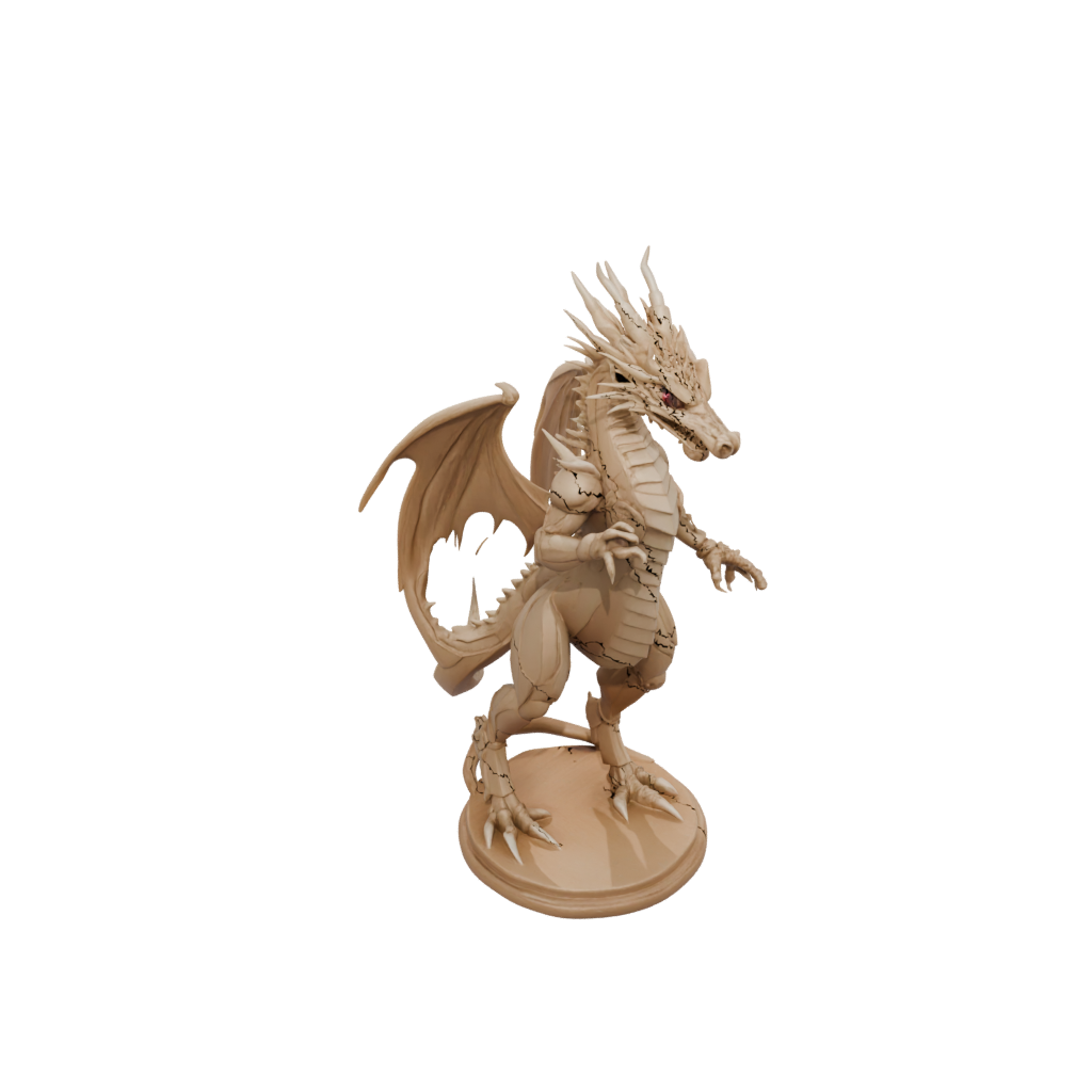 Woodgrain Flexi Dragon