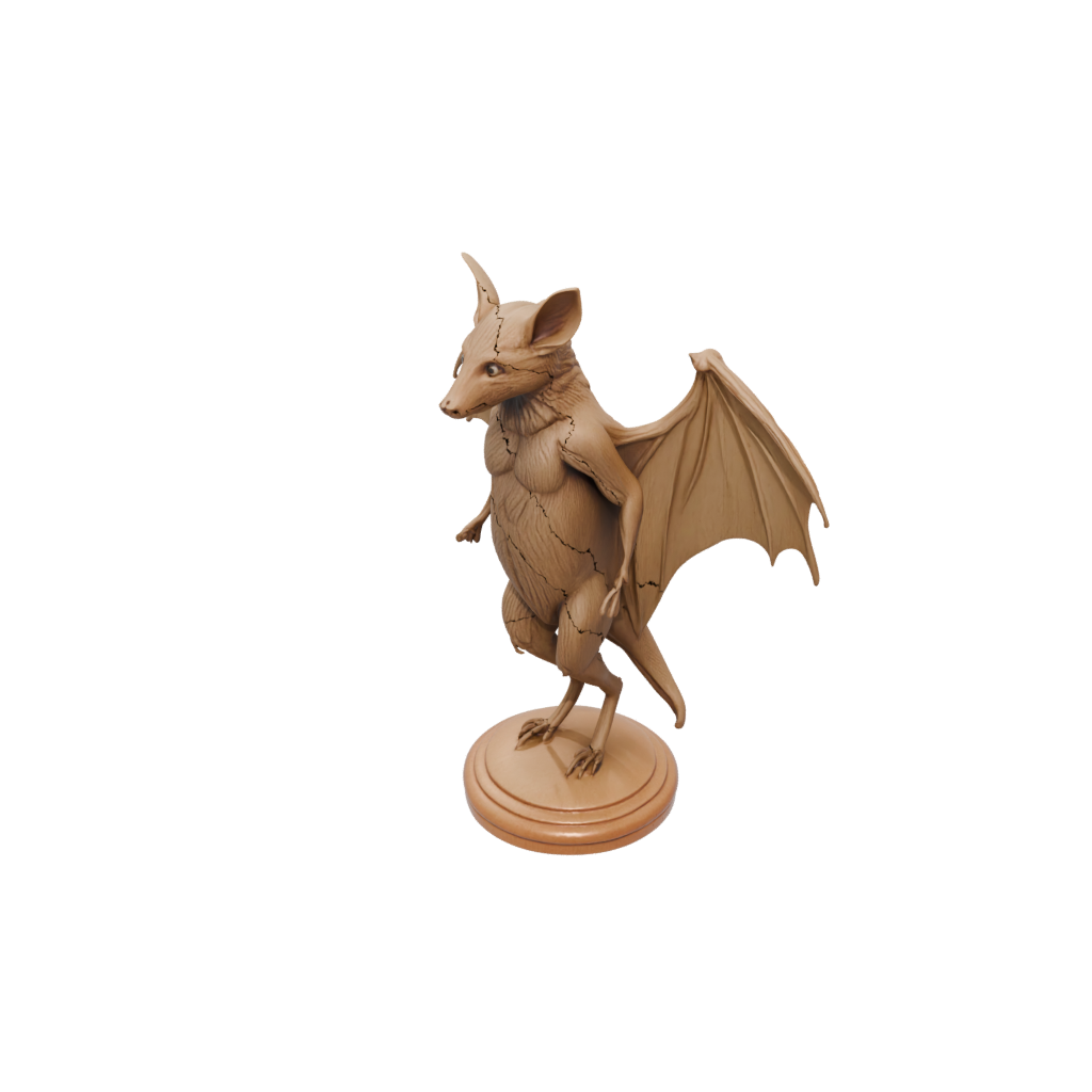 Woodgrain Flexi Fruit Bat