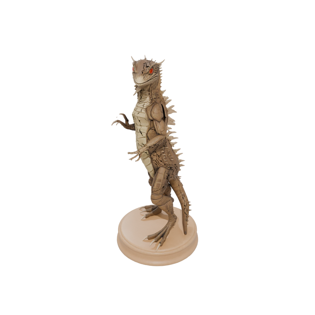 Woodgrain Flexi Iguana