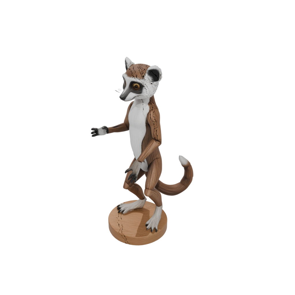 Woodgrain Flexi Lemur