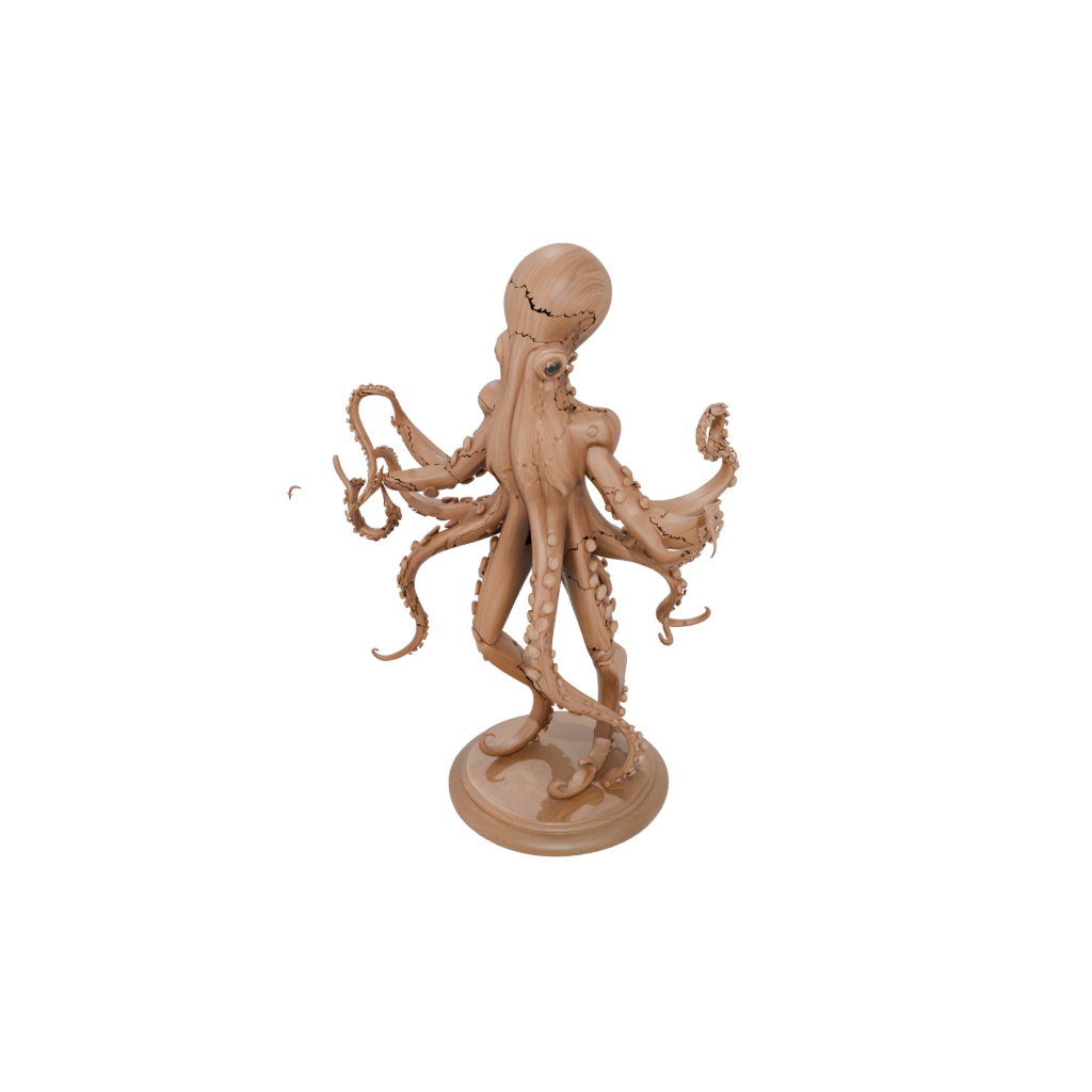 Woodgrain Flexi Octopus
