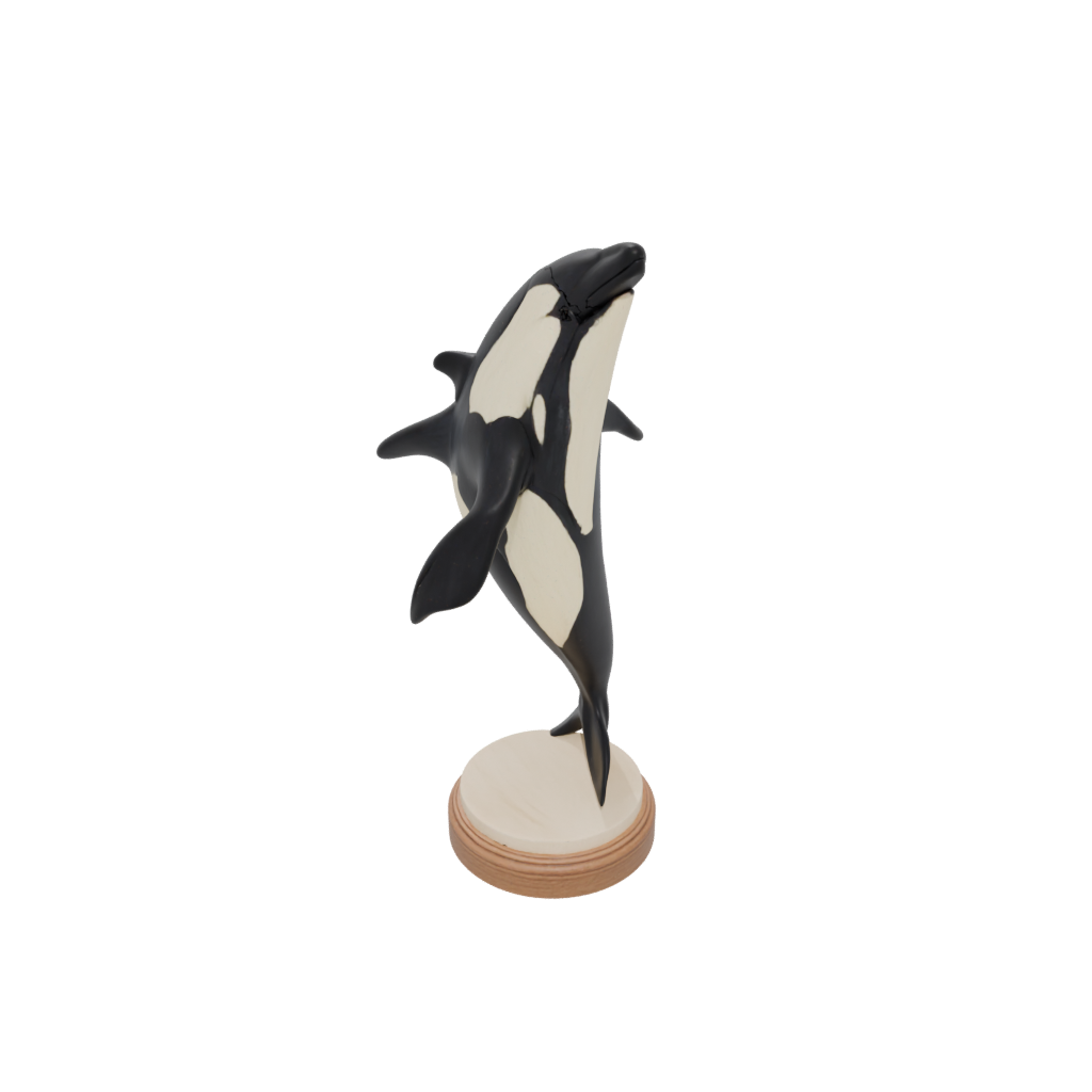 Woodgrain Flexi Orca Whale