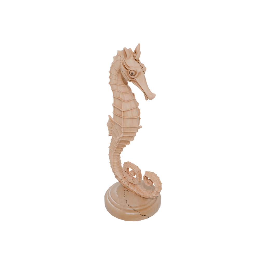 Woodgrain Flexi Seahorse