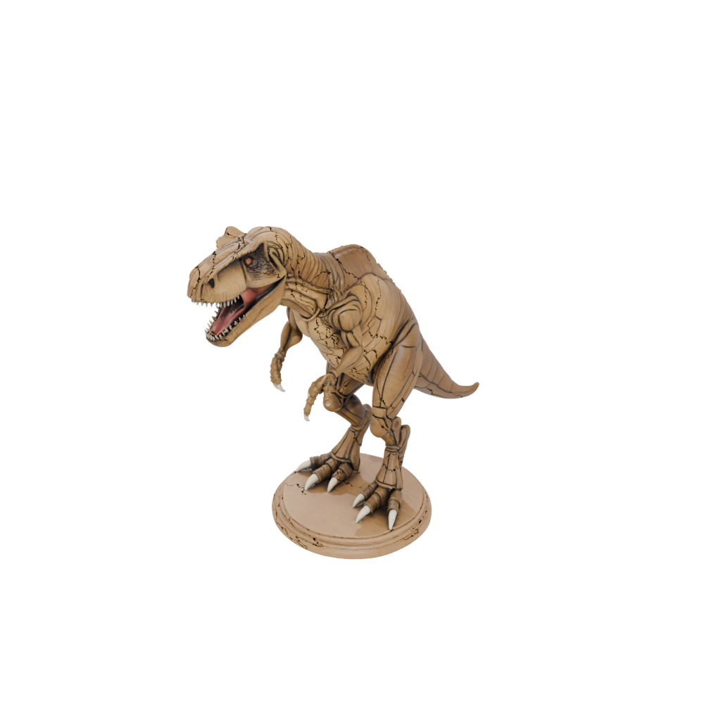 Woodgrain Flexi Tyrannosaurus Rex