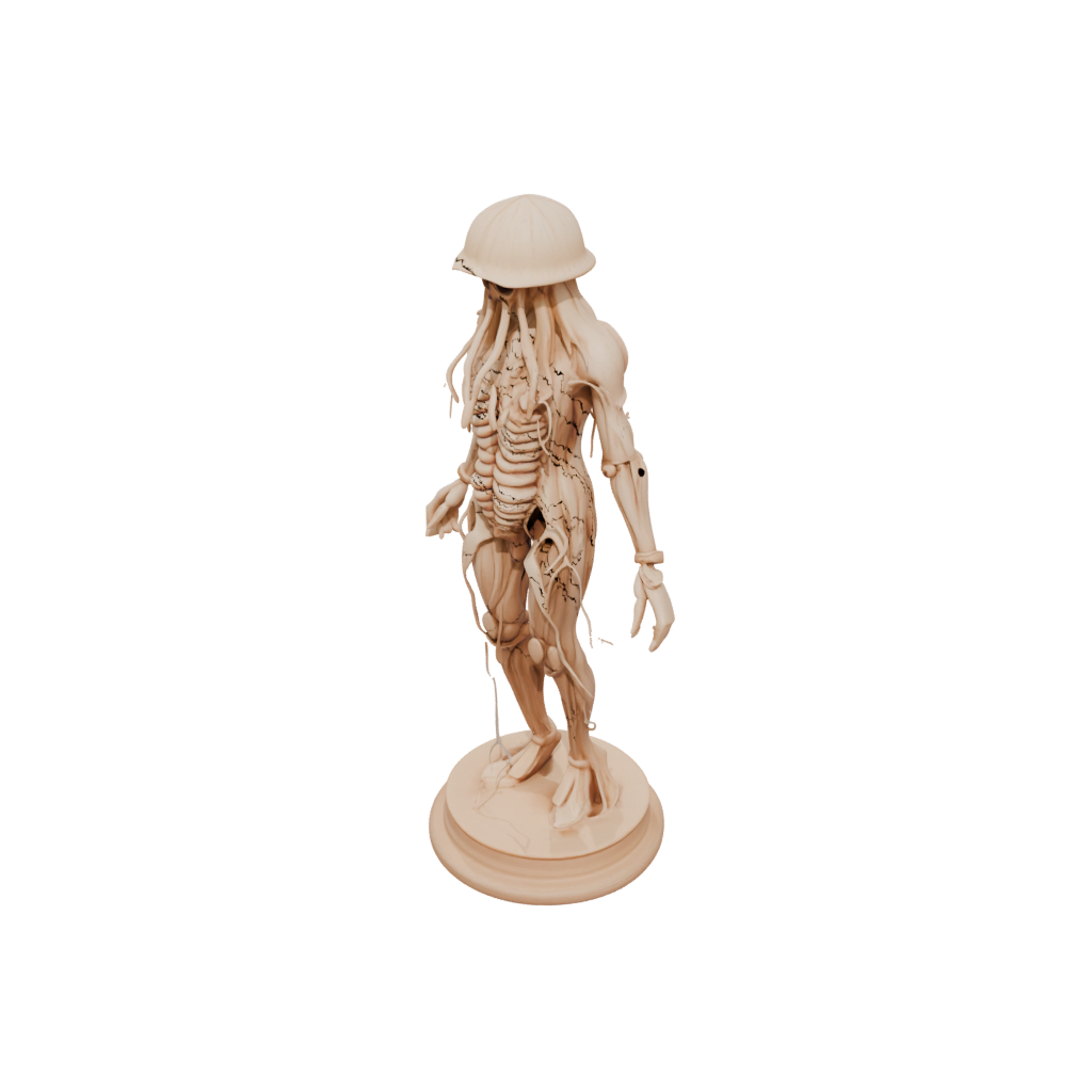Woodgrain Floral Flexi Jellyfish