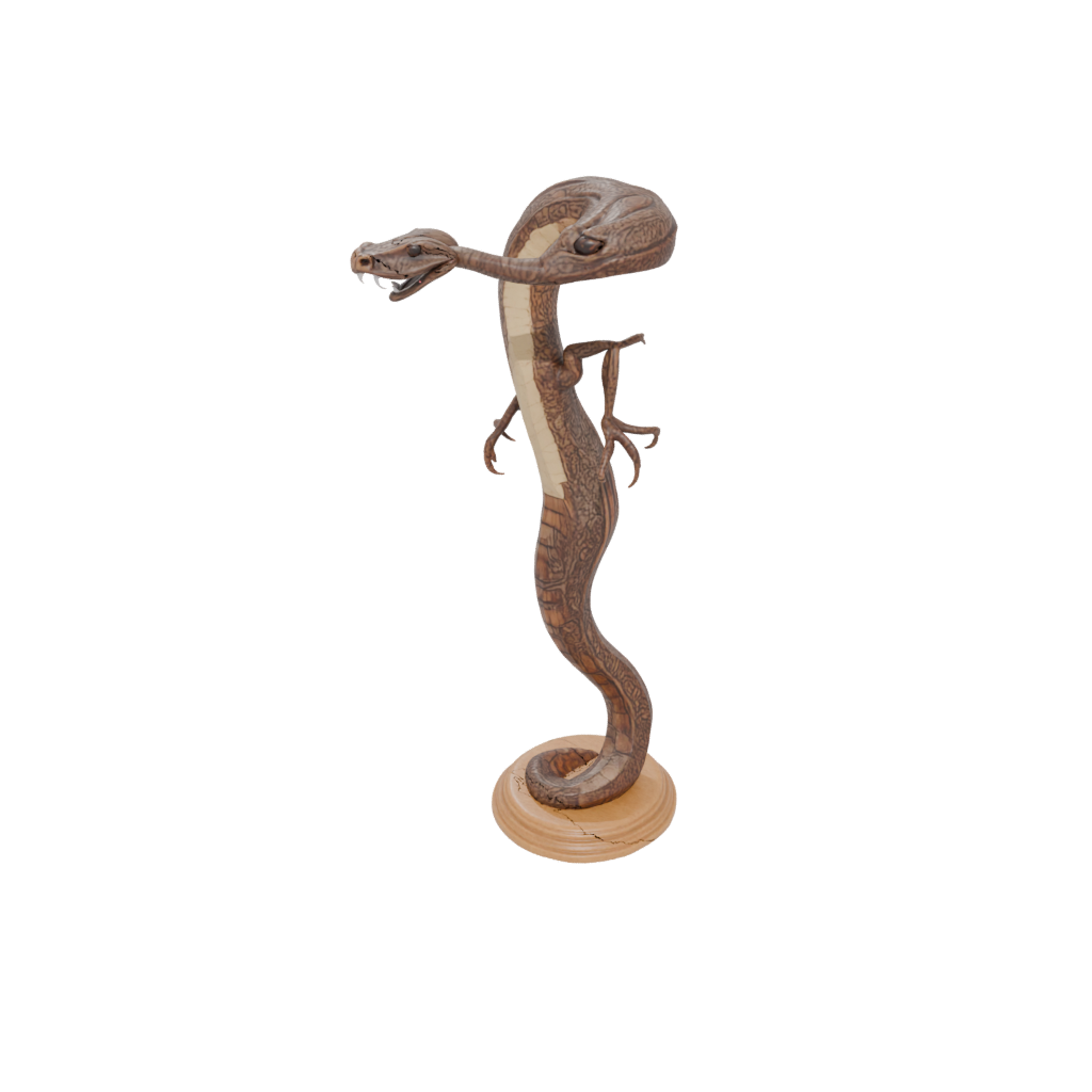 Woodgrain Floral Flexi King Cobra