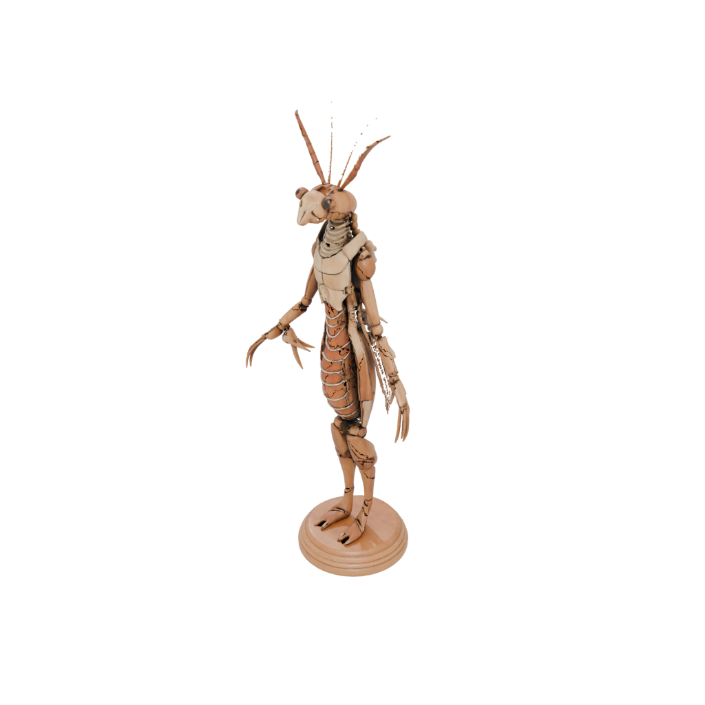 Woodgrain Floral Flexi Mantis Shrimp