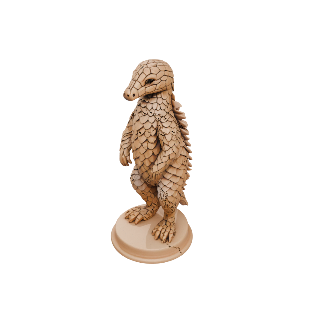 Woodgrain Floral Flexi Pangolin