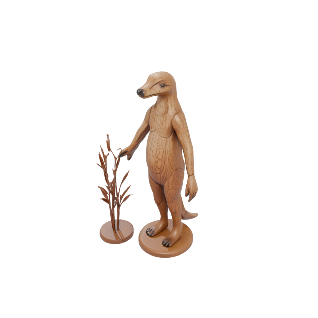 Woodgrain Floral Flexi Platypus