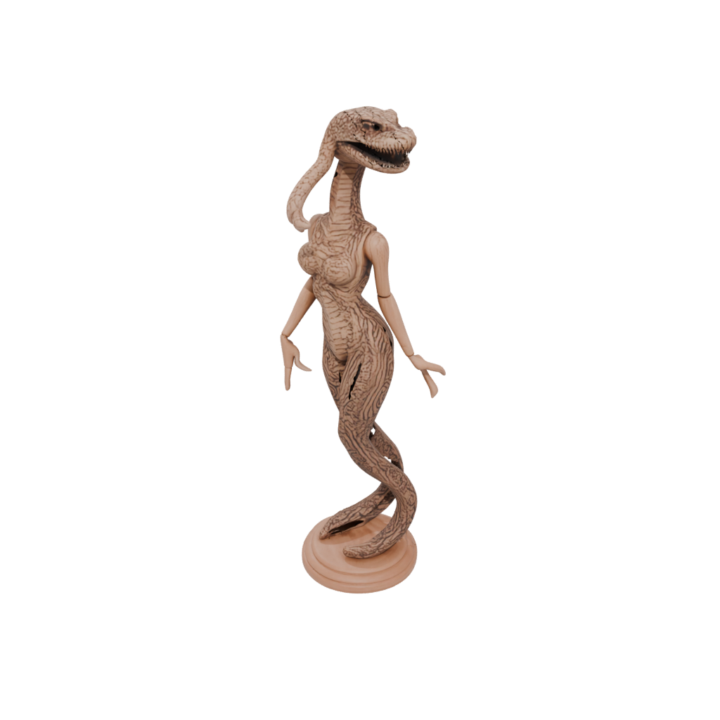 Woodgrain Floral Flexi Rattlesnake