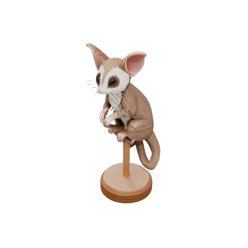 Woodgrain Floral Flexi Sugar Glider