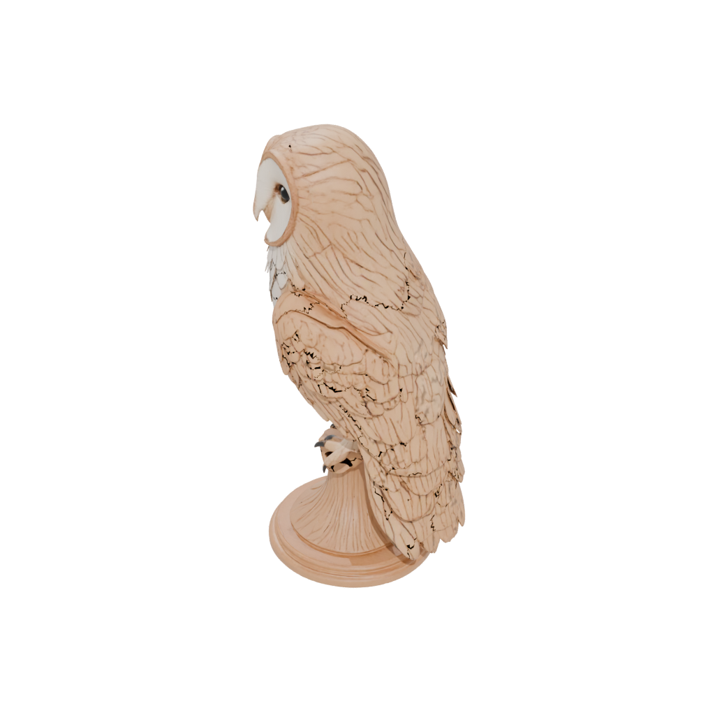Woodgrain Geo Flexi Barn Owl