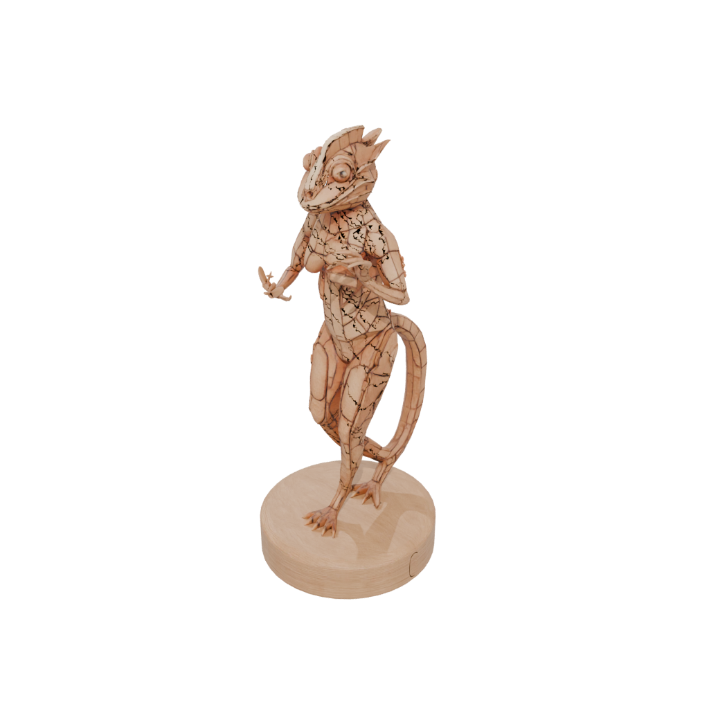 Woodgrain Geo Flexi Chameleon