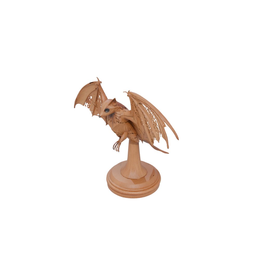 Woodgrain Geo Flexi Fruit Bat