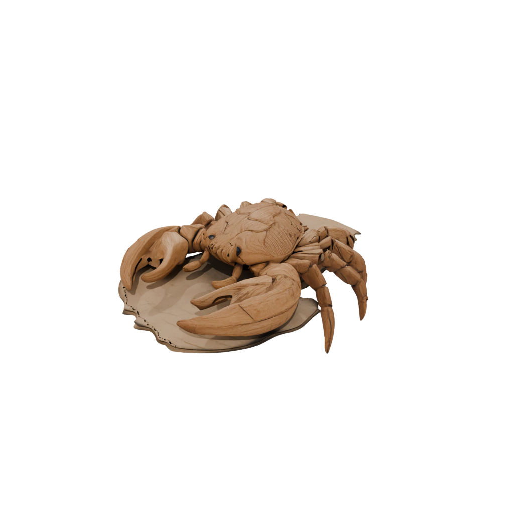 Woodgrain Geo Flexi Hermit Crab