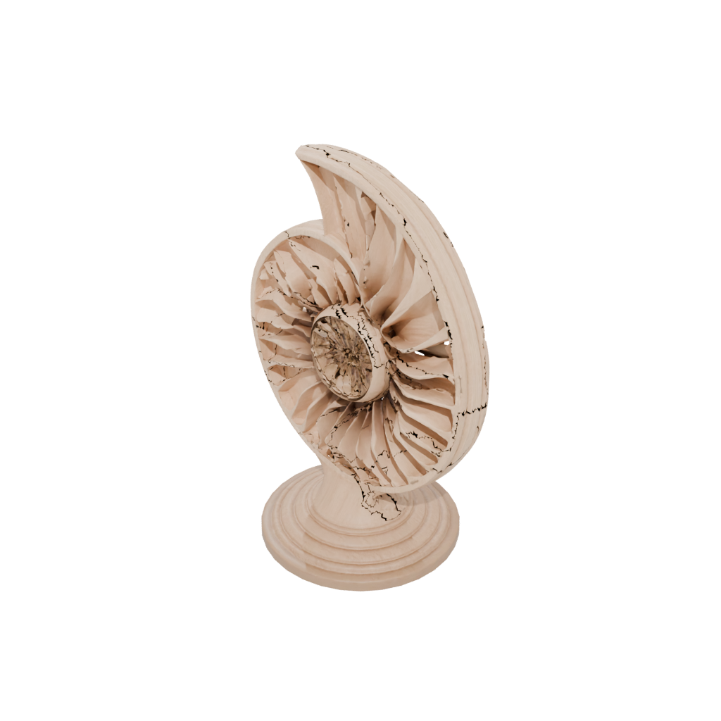 Woodgrain Geo Flexi Nautilus