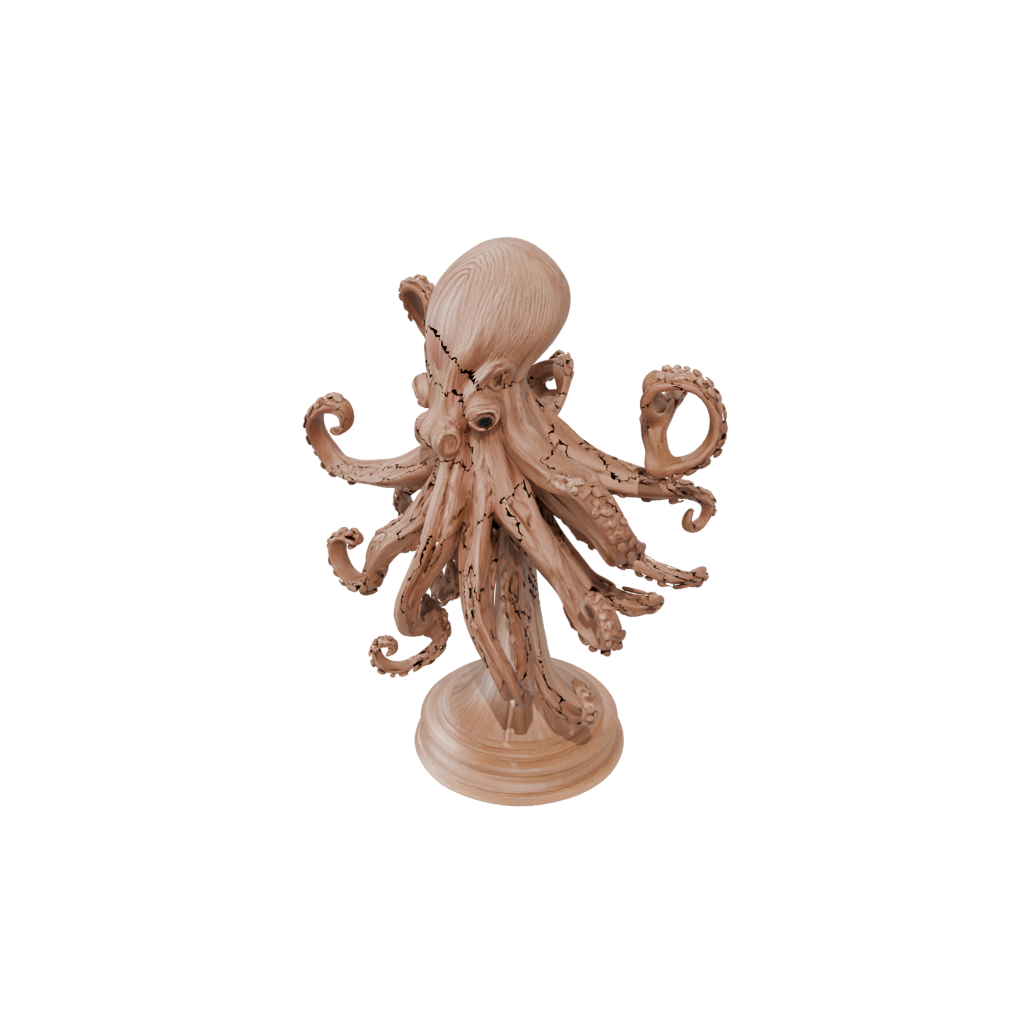 Woodgrain Geo Flexi Octopus