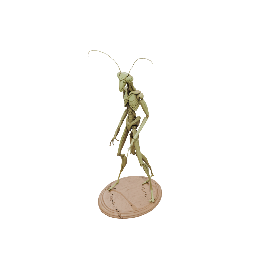 Woodgrain Geo Flexi Praying Mantis