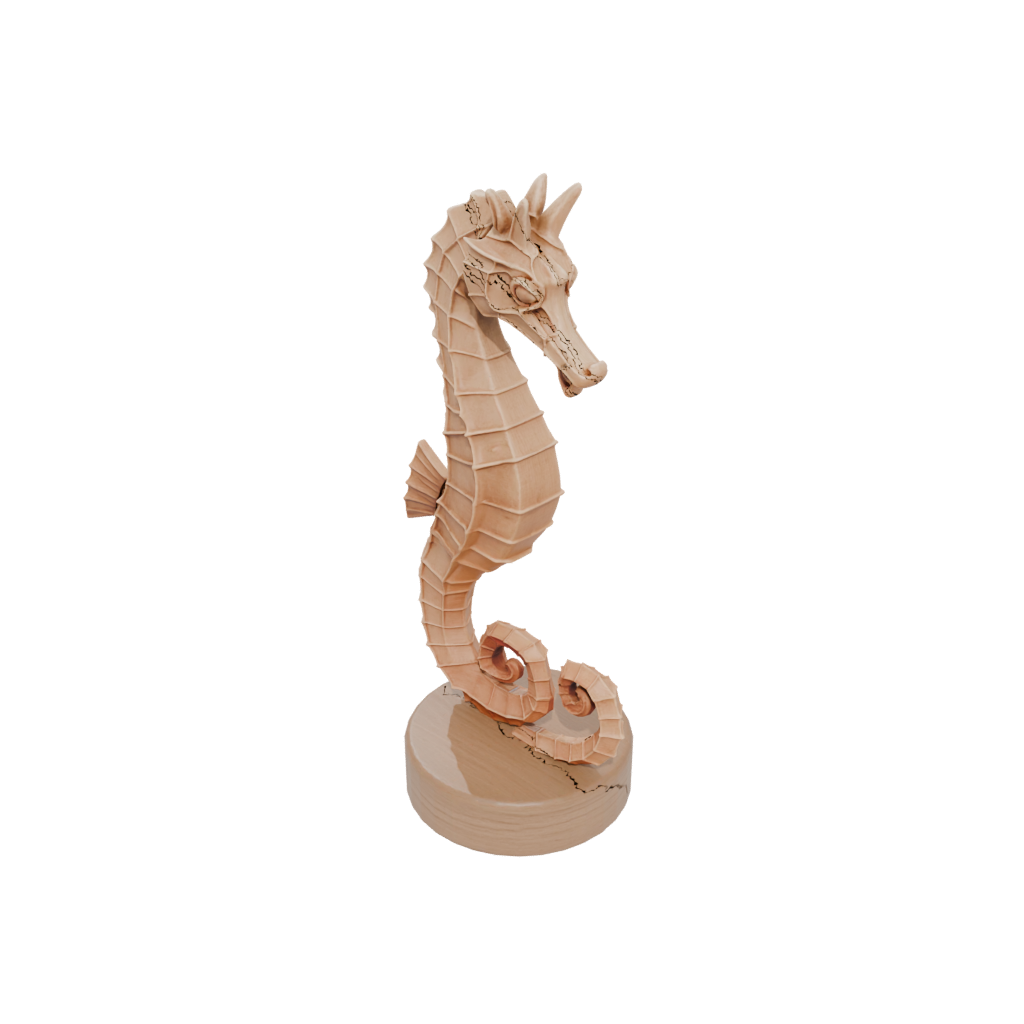 Woodgrain Geo Flexi Seahorse