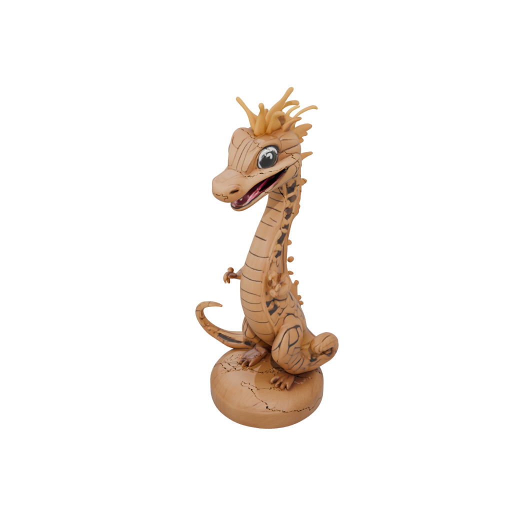 Woodgrain Kawaii Flexi King Cobra