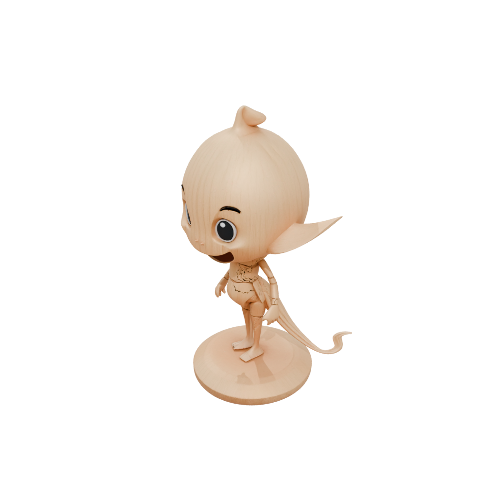 Woodgrain Kawaii Flexi Stingray