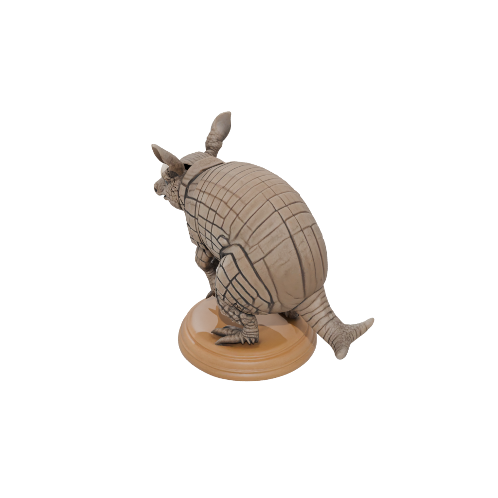 Woodgrain Realistic Flexi Armadillo