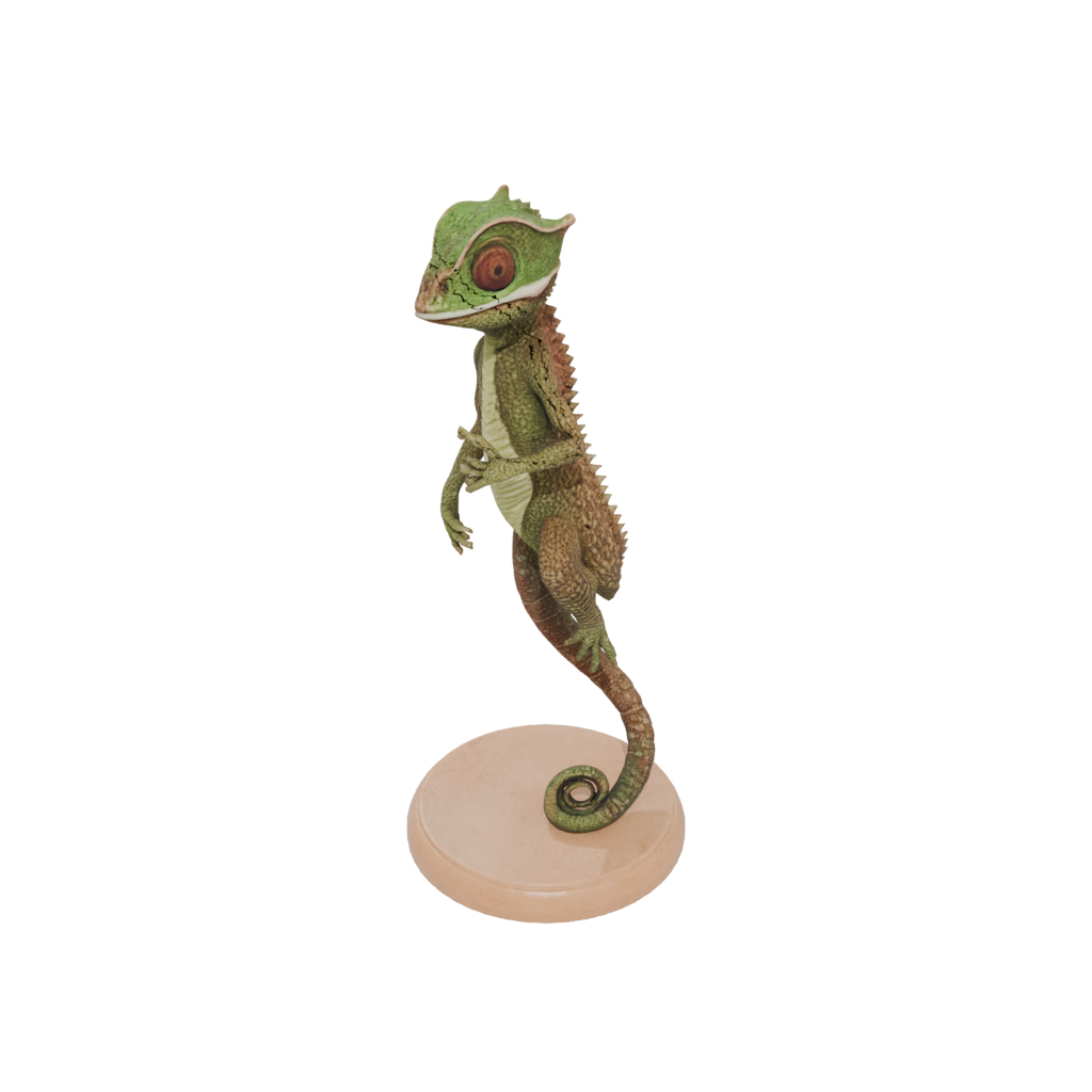 Woodgrain Realistic Flexi Chameleon
