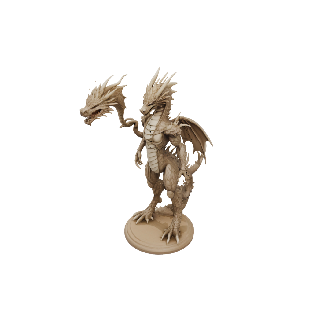 Woodgrain Realistic Flexi Dragon
