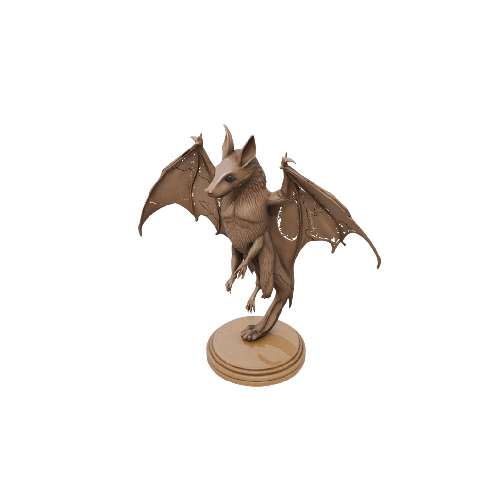 Woodgrain Realistic Flexi Fruit Bat