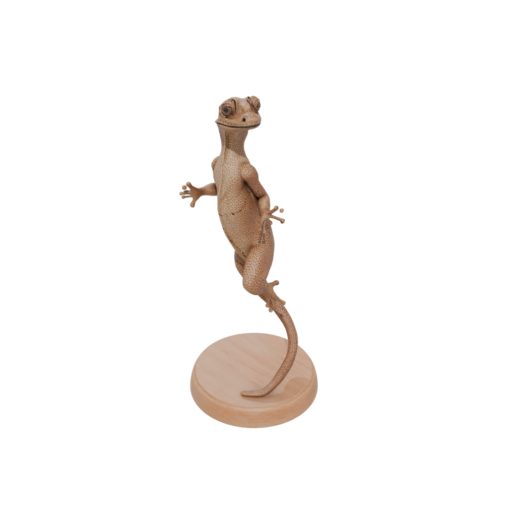 Woodgrain Realistic Flexi Gecko