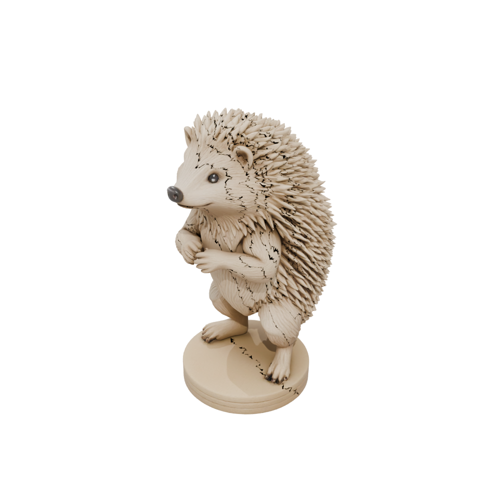 Woodgrain Realistic Flexi Hedgehog