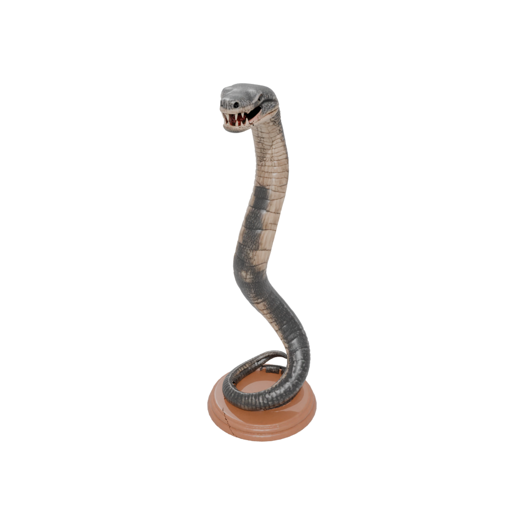 Woodgrain Realistic Flexi King Cobra