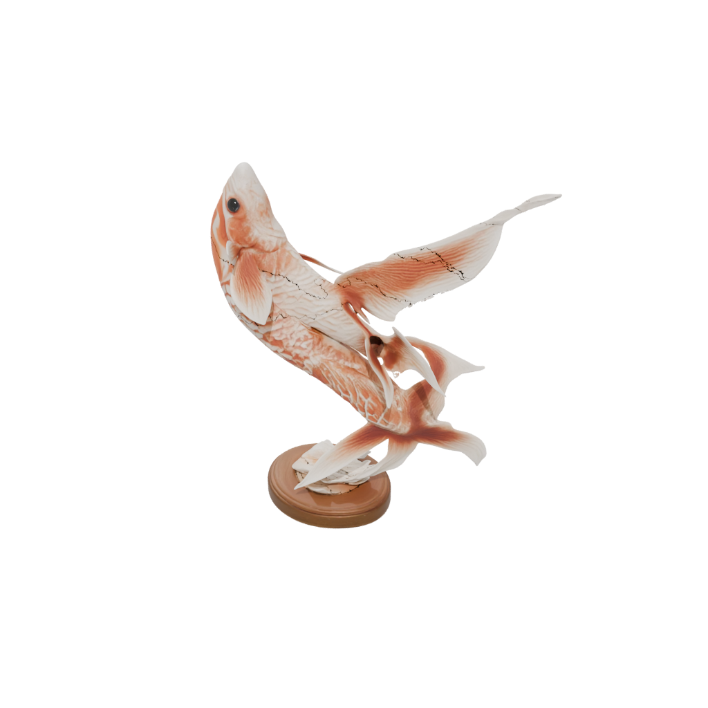 Woodgrain Realistic Flexi Koi Fish