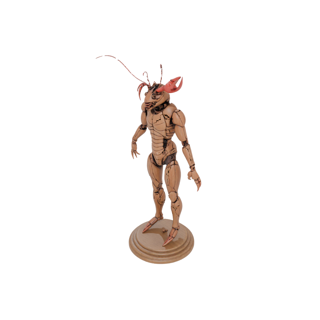 Woodgrain Realistic Flexi Lobster