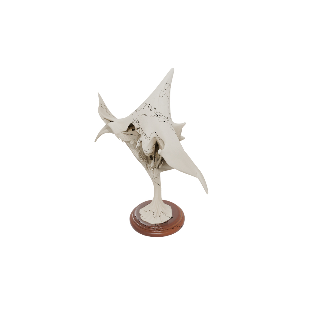 Woodgrain Realistic Flexi Manta Ray