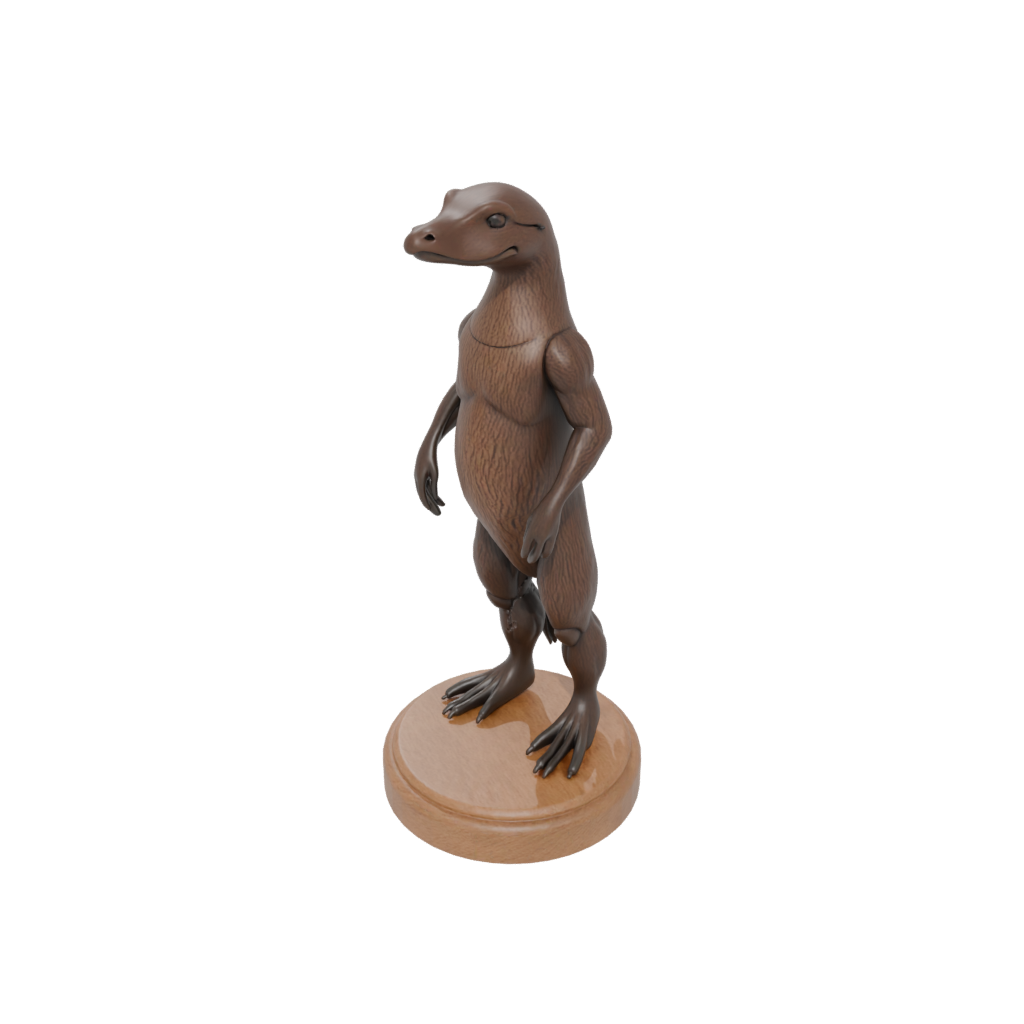 Woodgrain Realistic Flexi Platypus