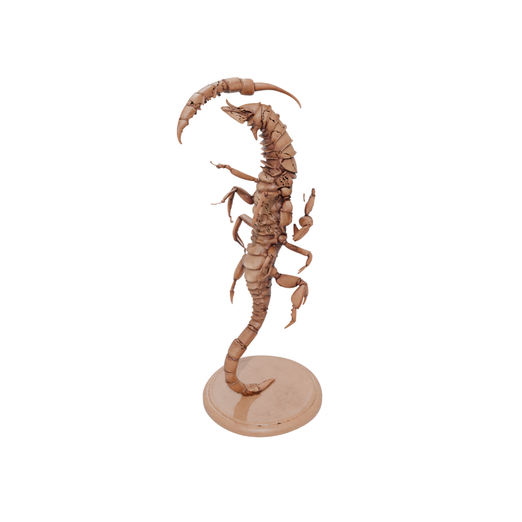 Woodgrain Realistic Flexi Scorpion