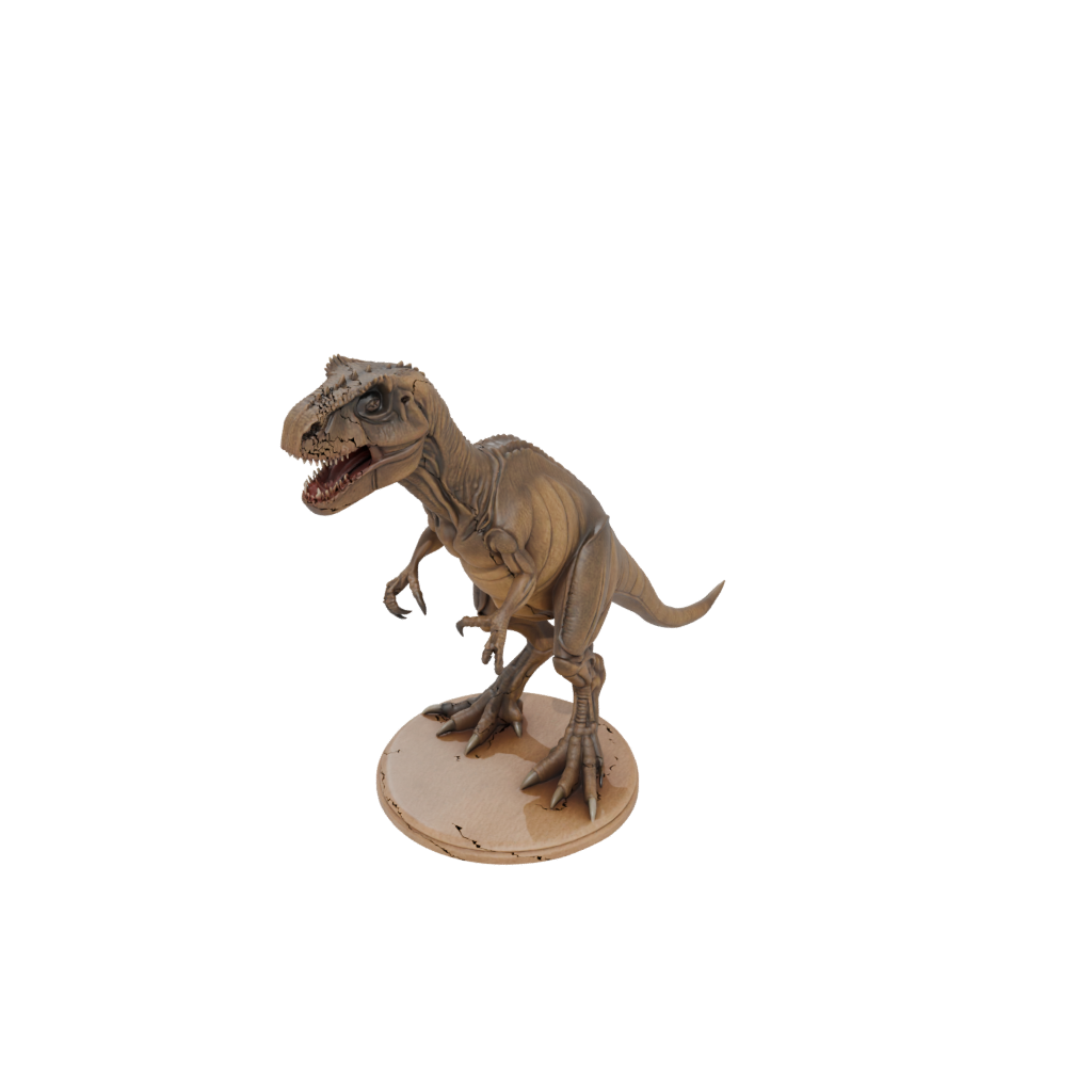 Woodgrain Realistic Flexi Tyrannosaurus Rex
