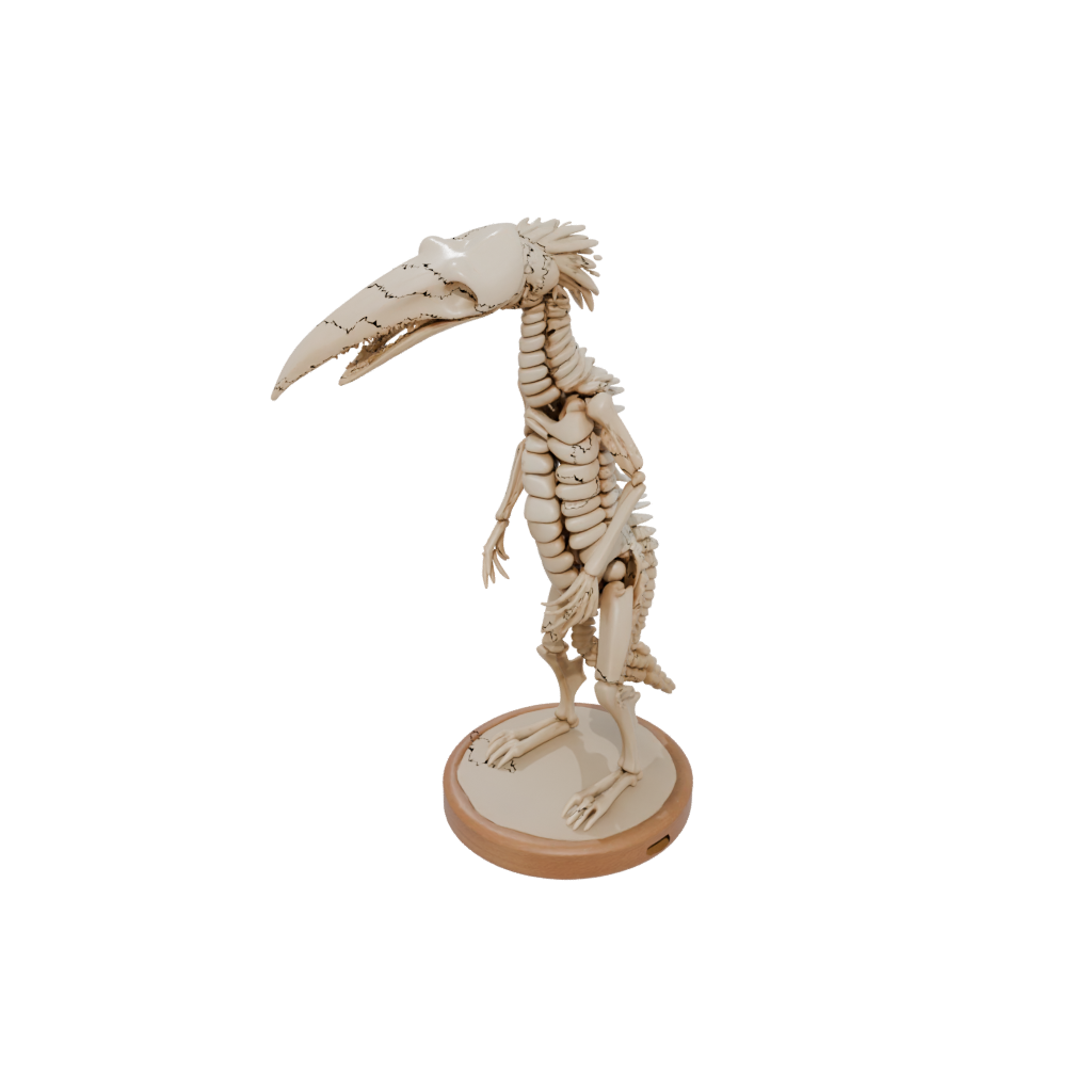 Woodgrain Skeleton Flexi Anteater