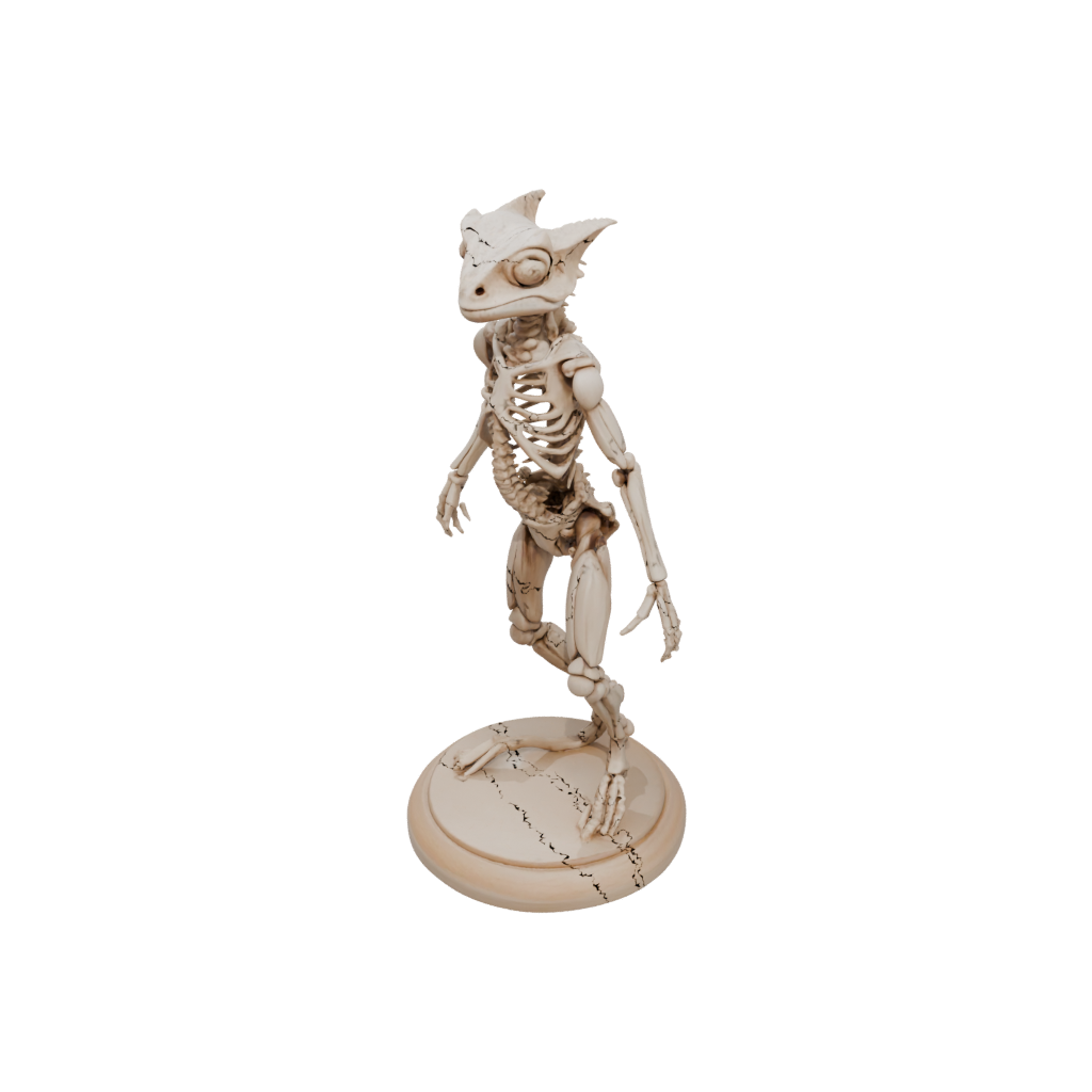 Woodgrain Skeleton Flexi Chameleon
