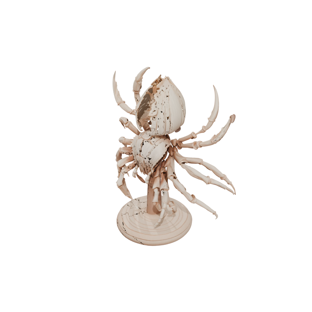 Woodgrain Skeleton Flexi Hermit Crab