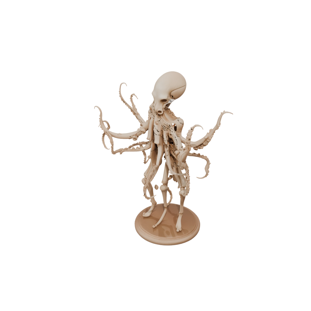 Woodgrain Skeleton Flexi Octopus