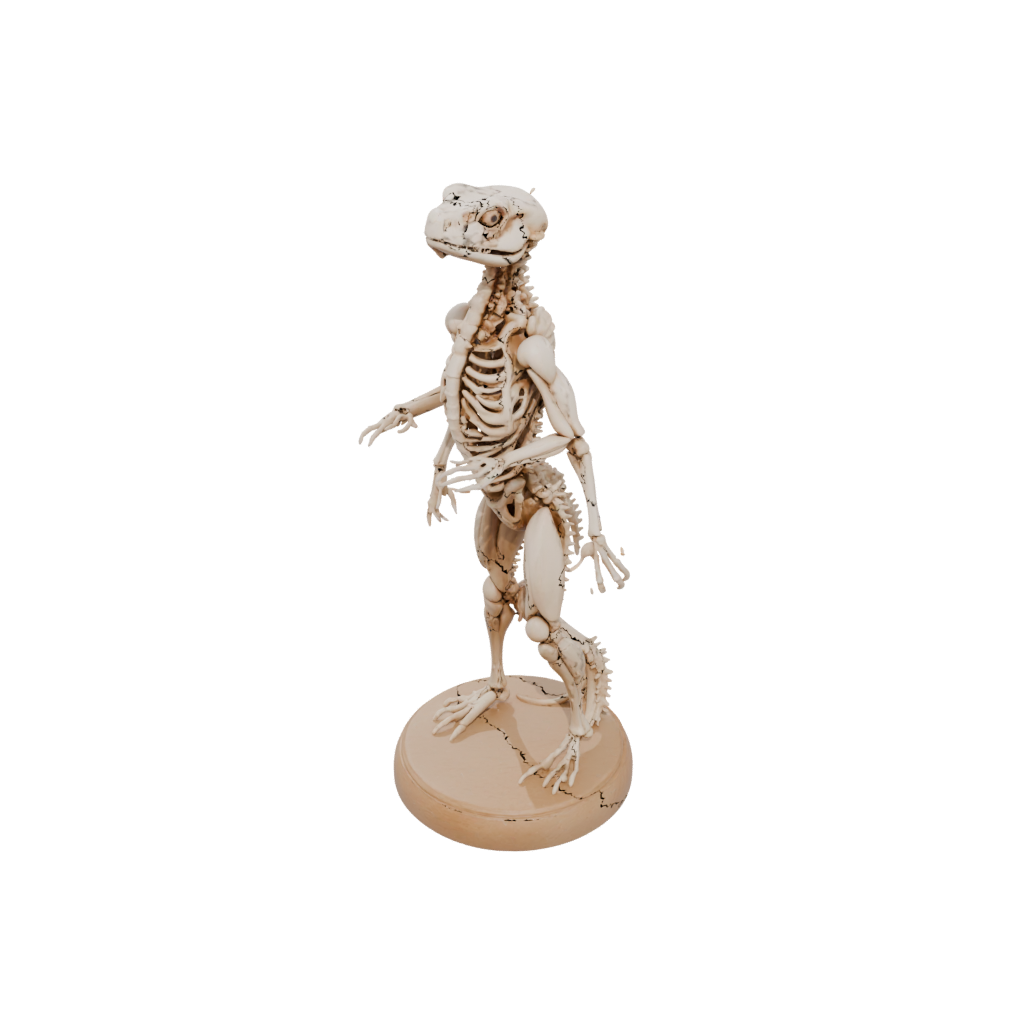 Woodgrain Skeleton Flexi Salamander