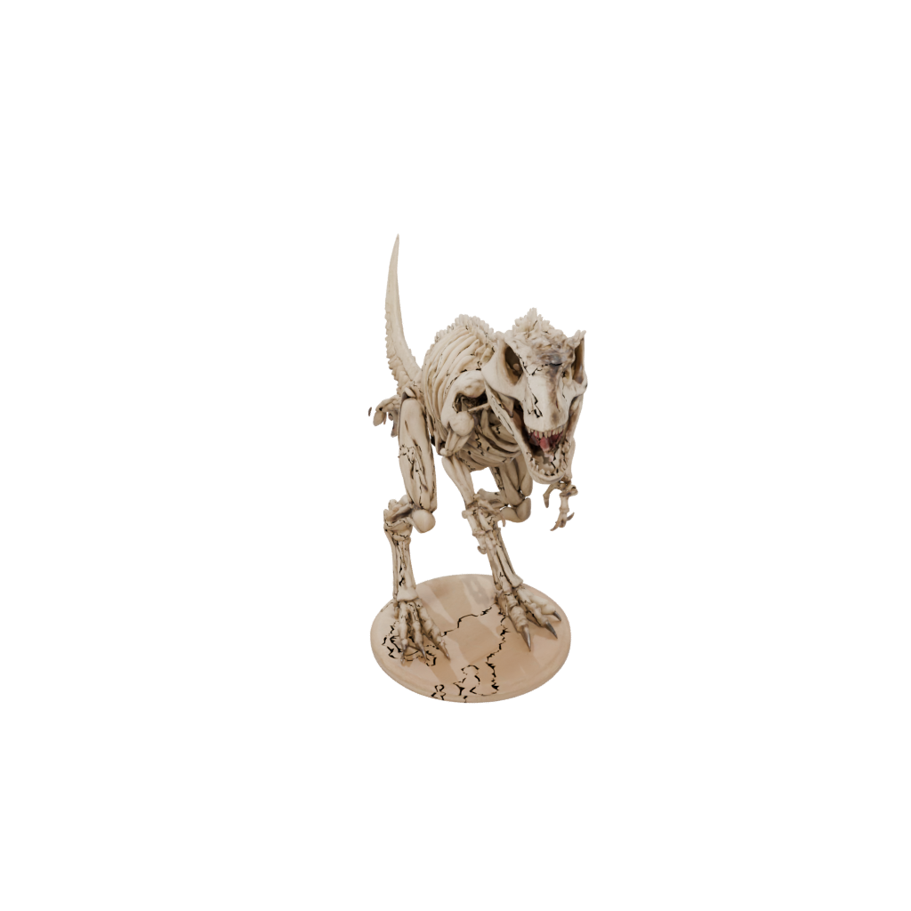 Woodgrain Skeleton Flexi Tyrannosaurus Rex
