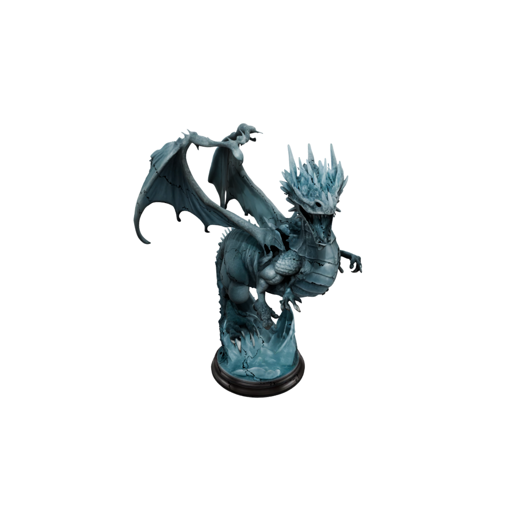 Bronze Bust Frost Wyrm